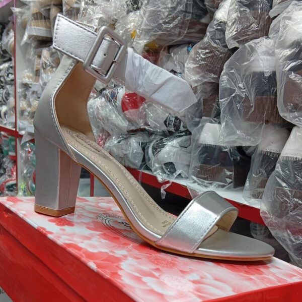 Silver High Heels
