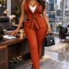 Classic Sleeveless Suit
